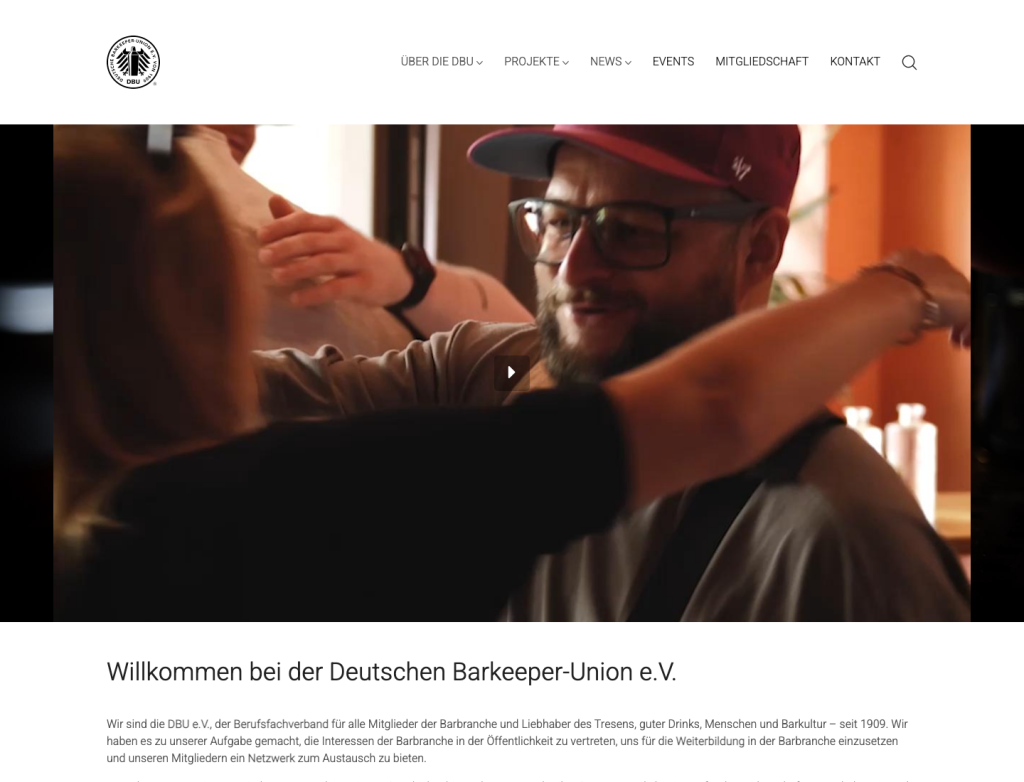 Screenshot dbuev.de Desktop